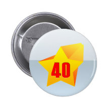 All Star quarante années ! Anniversaire Badge Avec Épingle