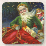 Allemand Père Noël dans Sleigh Sous-bock