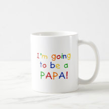 Aller être un papa - couleurs primaires tasse