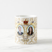 Allez le faire+Mariage de Kate, couleur d'arrière  Mugs À Café