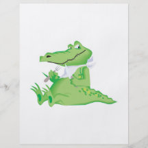 alligator affamé affamé prospectus personnalisés
