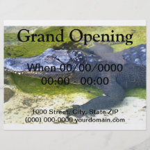 Alligator américain tract customisé