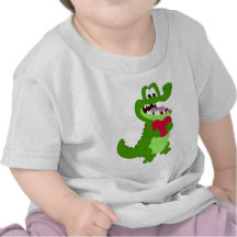 Alligator dans l'amour t-shirt