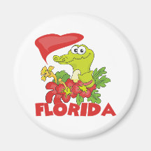 Alligator de la Floride Magnets Pour Réfrigérateur