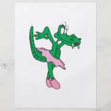 alligator drôle de ballerine prospectus personnalisés