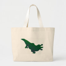 ALLIGATOR EN VERT SAC