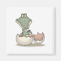 alligator mignon de bébé de hachure magnets pour réfrigérateur
