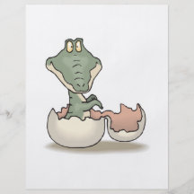alligator mignon de bébé de hachure prospectus