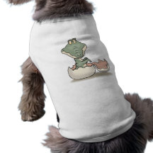 alligator mignon de bébé de hachure t-shirt pour animal domestique
