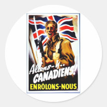 Allons - Y, Canadiens ! Autocollants