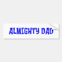 almighty Dad Adhésif Pour Voiture