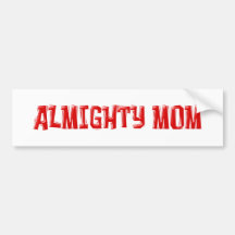 almighty Mom Adhésif Pour Voiture