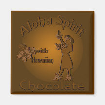 Aloha aimant de chocolat