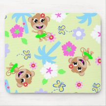 aloha copie de singe tapis de souris