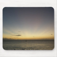 Aloha coucher du soleil tapis de souris