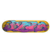Aloha planche à roulettes de graffiti