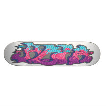 Aloha planche à roulettes de graffiti