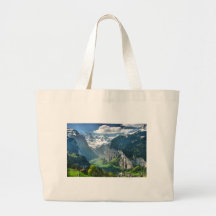Alpes impressionnants de la Suisse Sacs En Toile