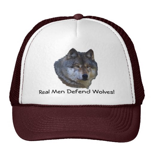 Alpha chapeaux de défenseur de faune de loup gris casquettes