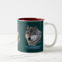 Alpha collection de loup gris tasses