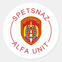 Alpha de Spetsnaz Adhésifs
