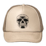 Alpha gris de crâne casquettes de camionneur