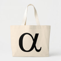 alpha icône a sac en toile