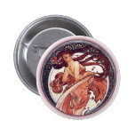 Alphonse Mucha - danse Badge