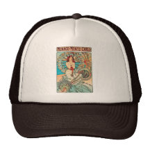 Alphonse Mucha Monaco, Monte Carlo, 1897 Casquette De Camionneur
