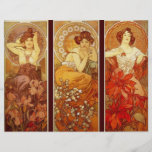 Alphonse Mucha Prospectus Personnalisés