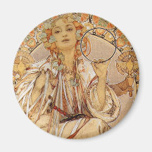Alphonse Mucha - Slavia Aimants Pour Réfrigérateur