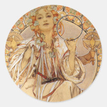 Alphonse Mucha - Slavia Autocollants
