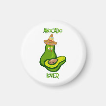 Amant d'avocat magnets pour réfrigérateur
