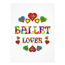 Amant de ballet invitation personnalisable