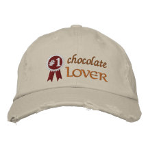 Amant de chocolat casquette de baseball