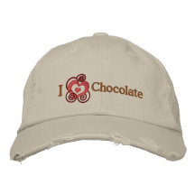 Amant de chocolat casquette de baseball