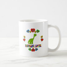 Amant de dinosaure tasses à café