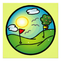 Amant de golf faire-parts