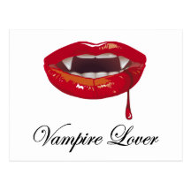 Amant de vampire carte postale