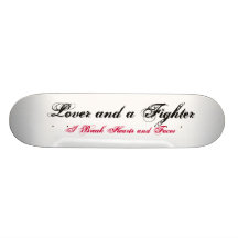 Amant et un combattant skateboards personnalisés