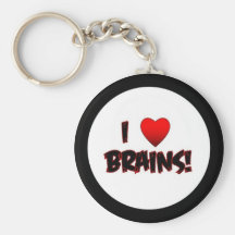 Amant Z-Keychain de cerveau Porte-clé