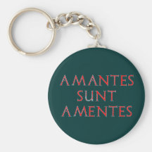 amantes amentes lovers acres sunt mad porte-clefs