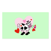 Amants de vache cartes de visite professionnelles