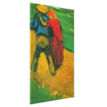 Amants de Van Gogh deux Impression Sur Toile