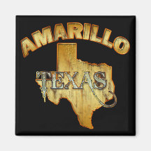 AMARILLO, LE TEXAS AIMANT POUR RÉFRIGÉRATEUR