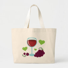 Amateur de vin sacs fourre-tout