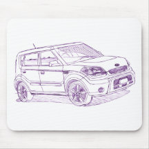 Âme 2008 de Kia+ Tapis De Souris