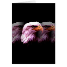 Américain chauve Eagle Carte De Vœux