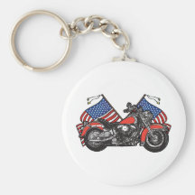 Américain Eagle de cycliste Porte-clés