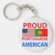 Américain portugais fier porte-clés